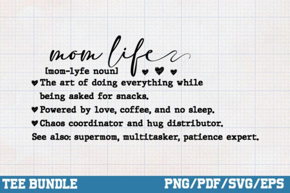 Mom Life SVG & PNG Design: A Perfect Craft Asset for Mother’s Day Creations