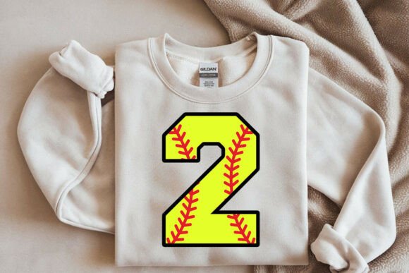 Softball Number Two SVG: A Versatile Graphic Design Asset for Crafts and Content